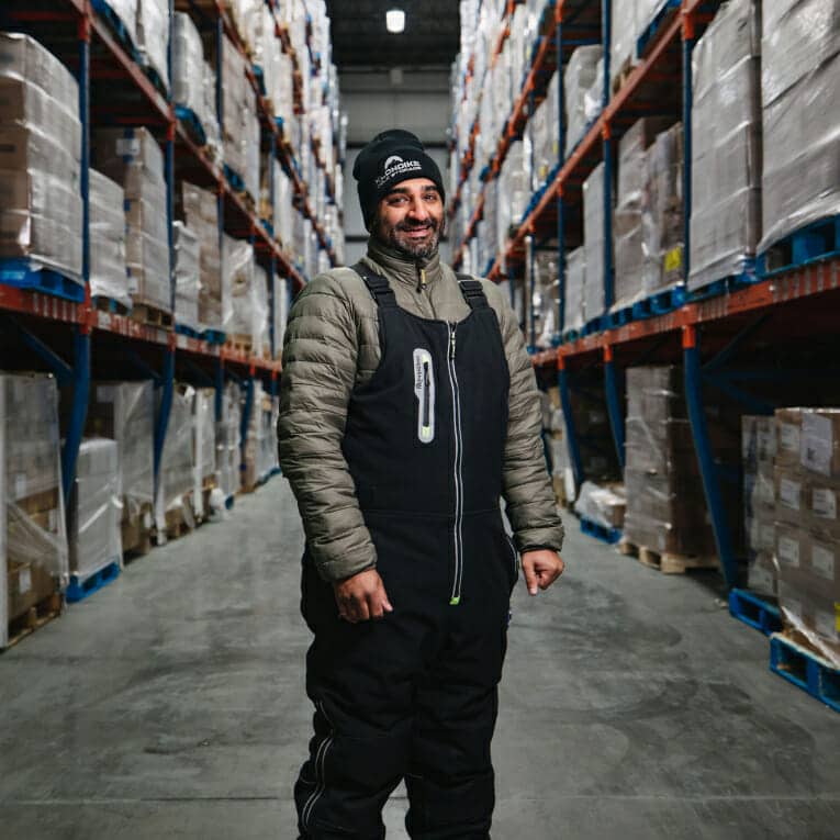Klondike employee in warehouse